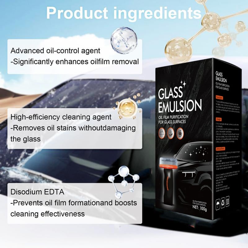 Hot Sale 50% OFF!!⚡50K+ SOLD!🔥🔥2025 Handheld Glass Oil-Film Remover