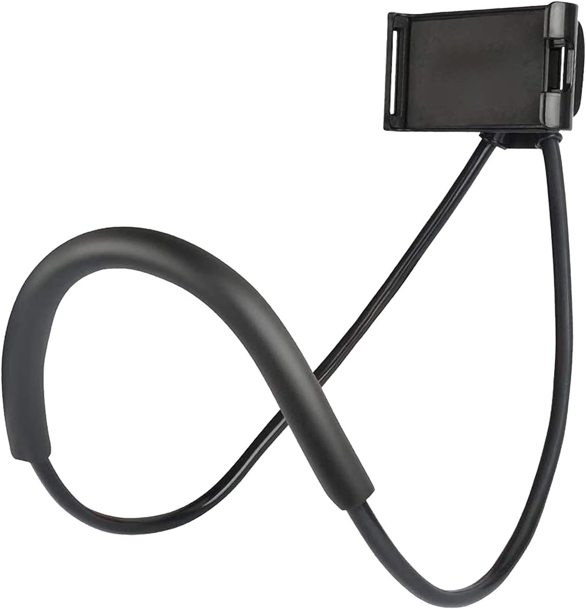 Upgraded Hands-Free Neck Phone Holder for Bed & Table, 360° Rotation, 70cm, 4.7''–6.7''