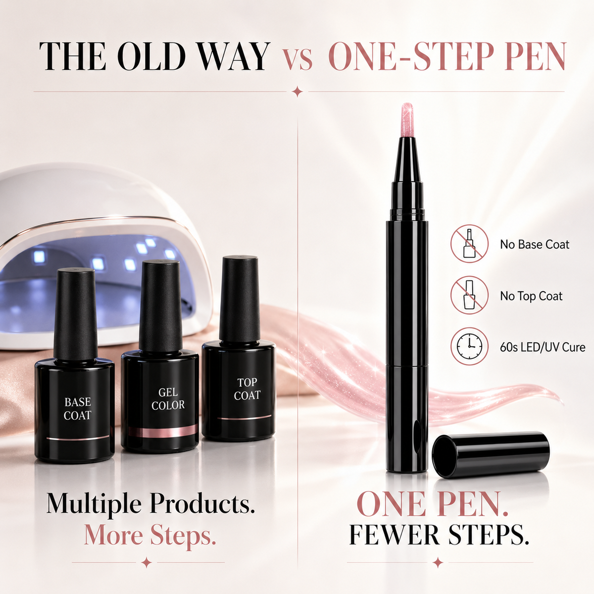 3-in-1 One-Step Gel Nail Pen