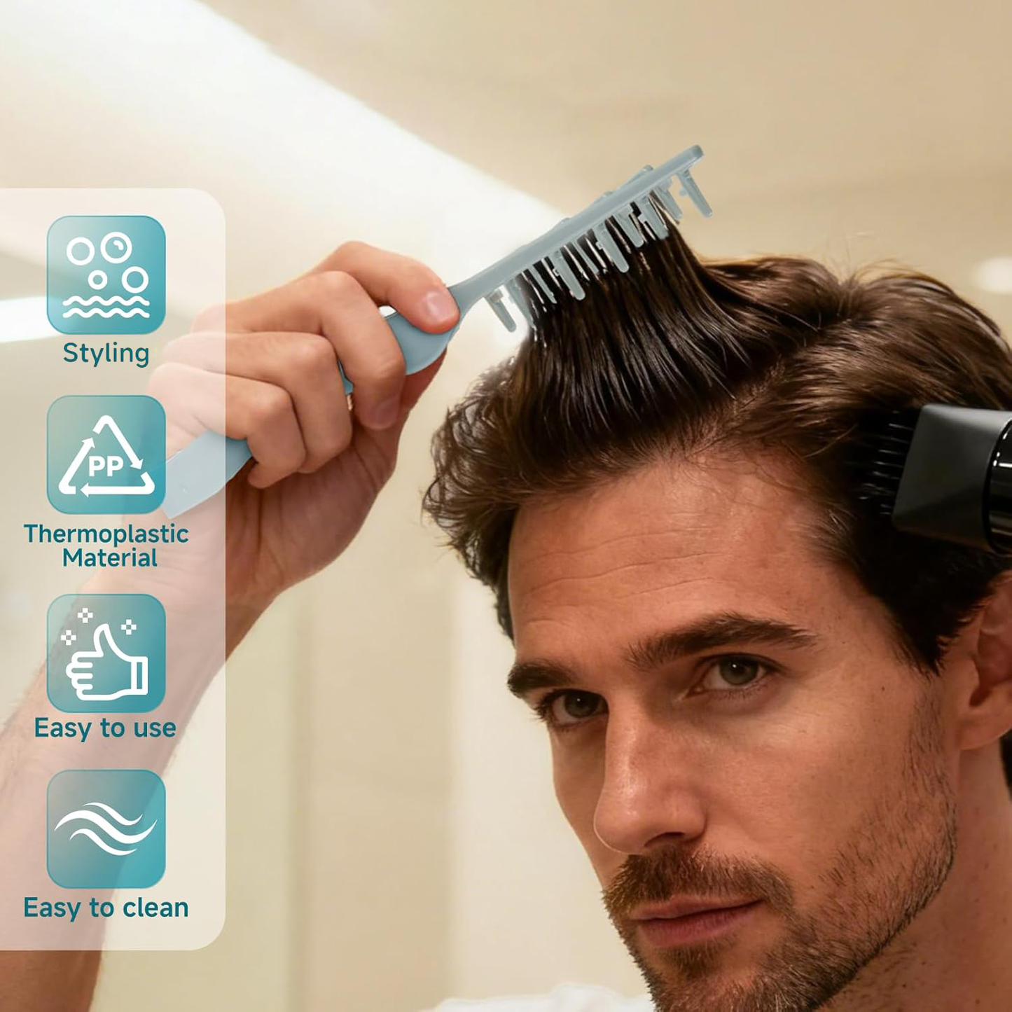 Men's Hairstyling Comb