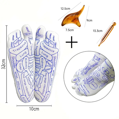 Foot Acupressure Therapy Set（Buy now and get two foot massage sticks FREE.）