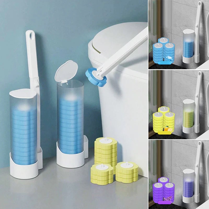 (Buy more, pay less) Disposable toilet cleaning system