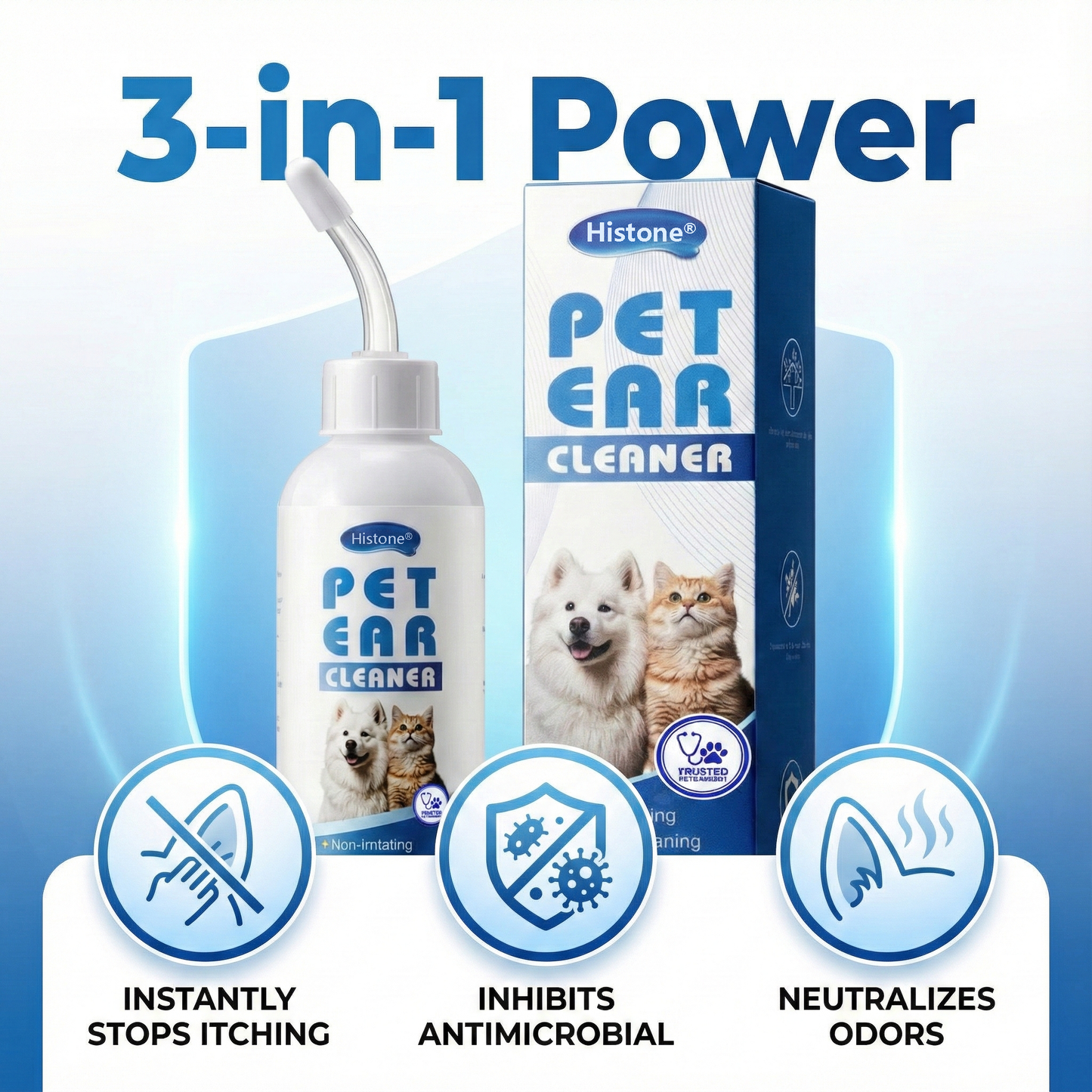 🎉New Year Sale | Histone® Pet Ear Cleaner 50% OFF🎁
