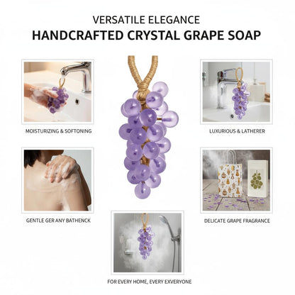 Handmade Grape Cluster Soap – Natural, Fragrant, Decorative Bath Soap, Also Usable as Aromatherapy