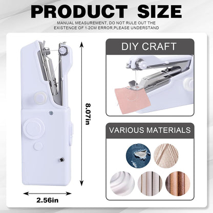 🧵Handheld Electric Mini Sewing Machine – Great for Kids’ Hands-On Learning and Adults’ Clothing Repairs!