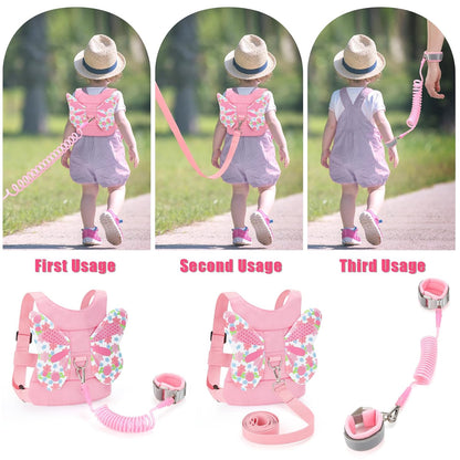 👶 Toddler Leash + Anti-Lost Wrist Link Keep your child safe while giving them the freedom to explore!