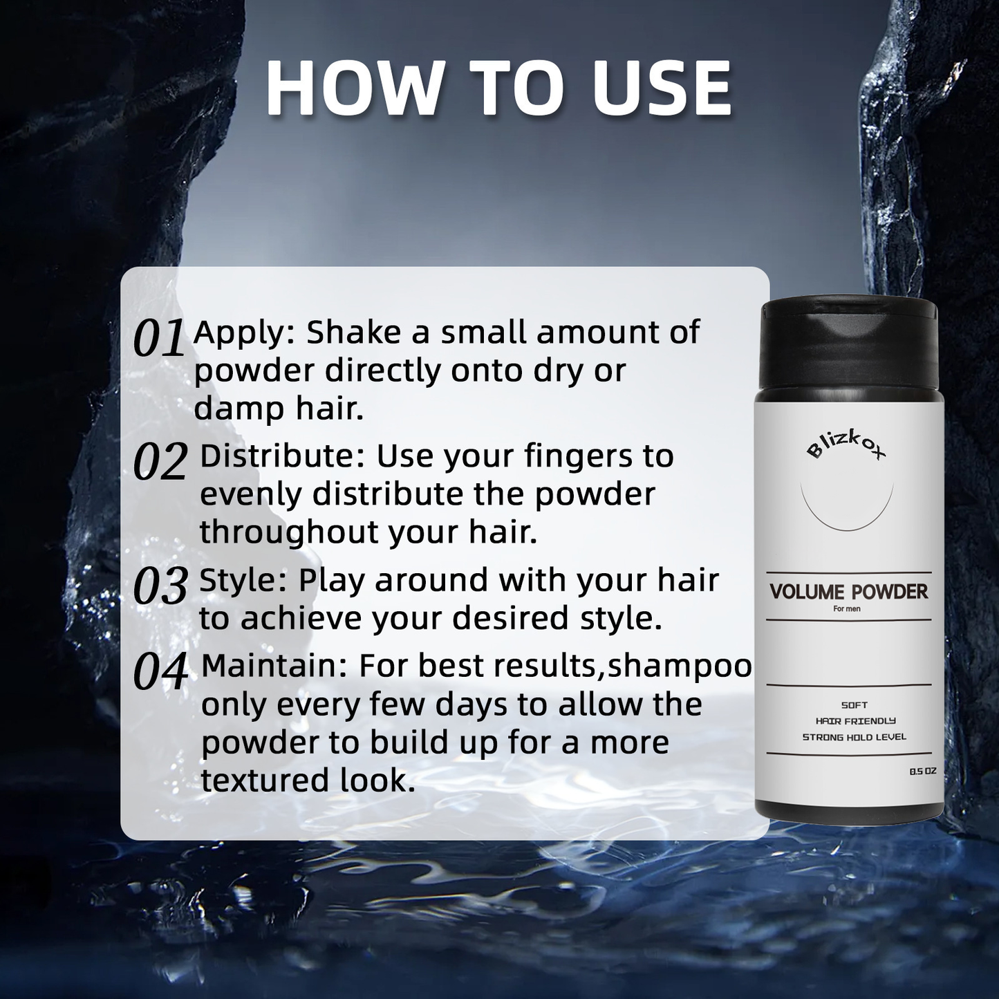 Blizkox® Hair Styling Volume Powder