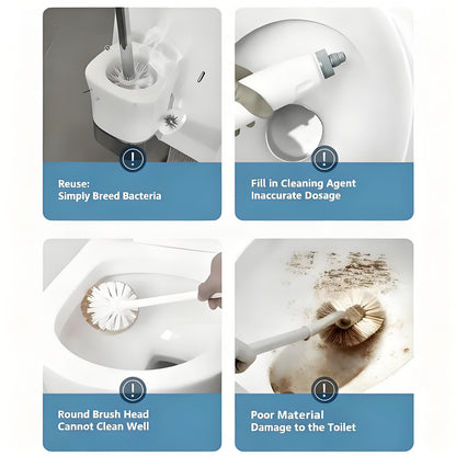 (Buy more, pay less) Disposable toilet cleaning system