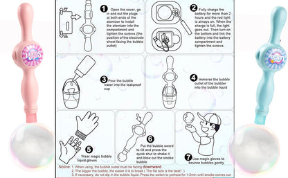Fog Bubble Machine for Kids