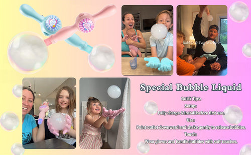 Fog Bubble Machine for Kids