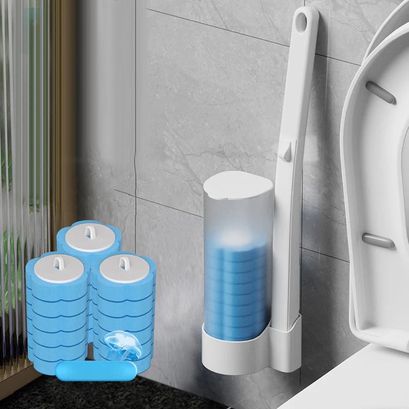 (Buy more, pay less) Disposable toilet cleaning system