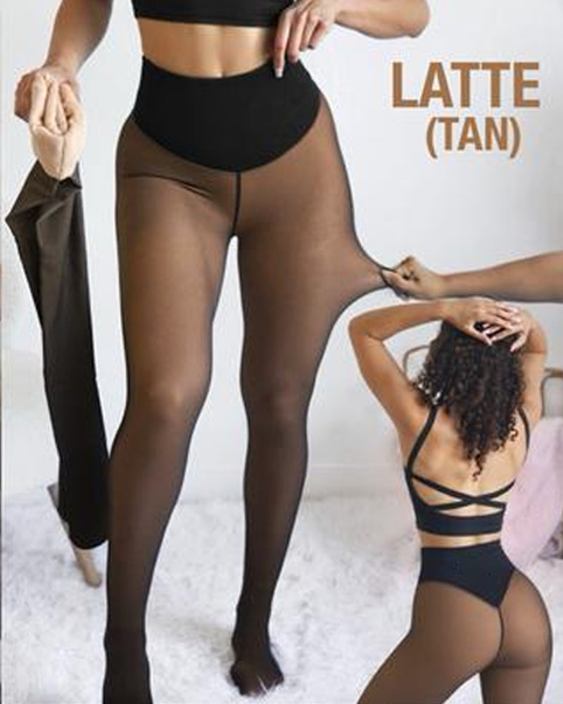 ❄️One-Seam Shaping Fleece Leggings✨Stay Warm