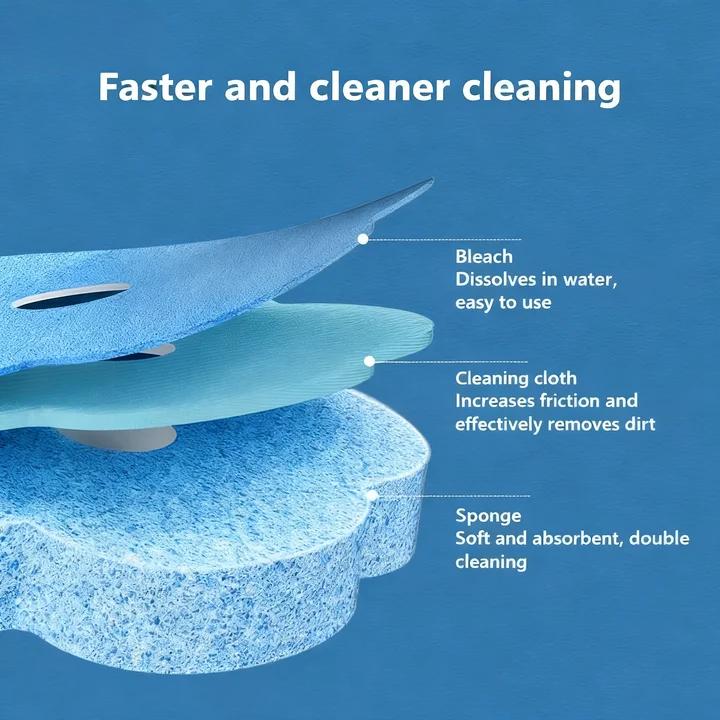 (Buy more, pay less) Disposable toilet cleaning system