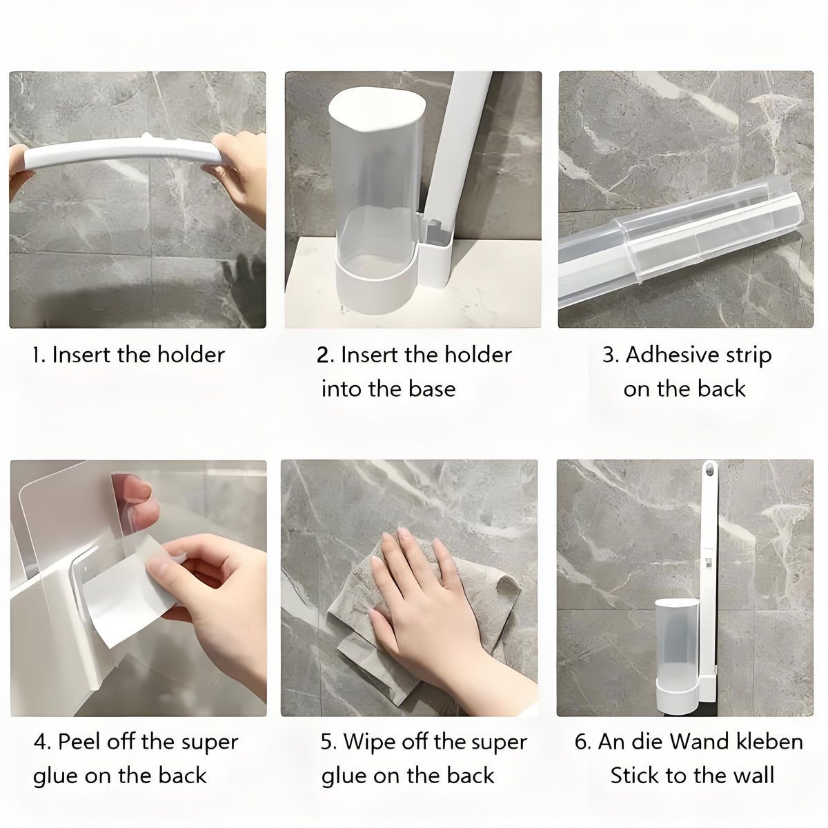 (Buy more, pay less) Disposable toilet cleaning system