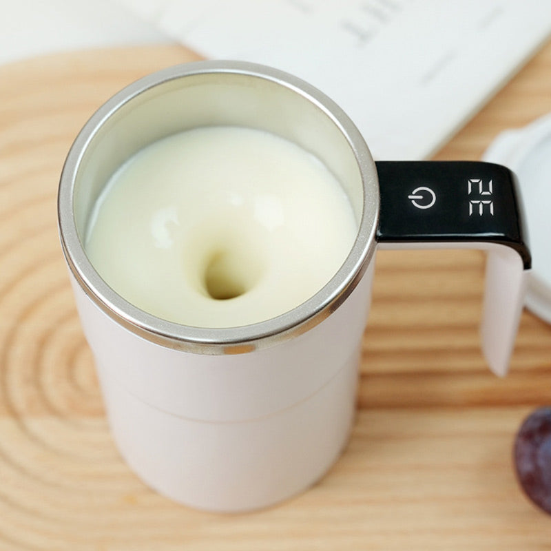 💥Christmas Sale 40% ☕🔋Rechargeable Automatic Magnetic Stirring Coffee Mug Set⚡