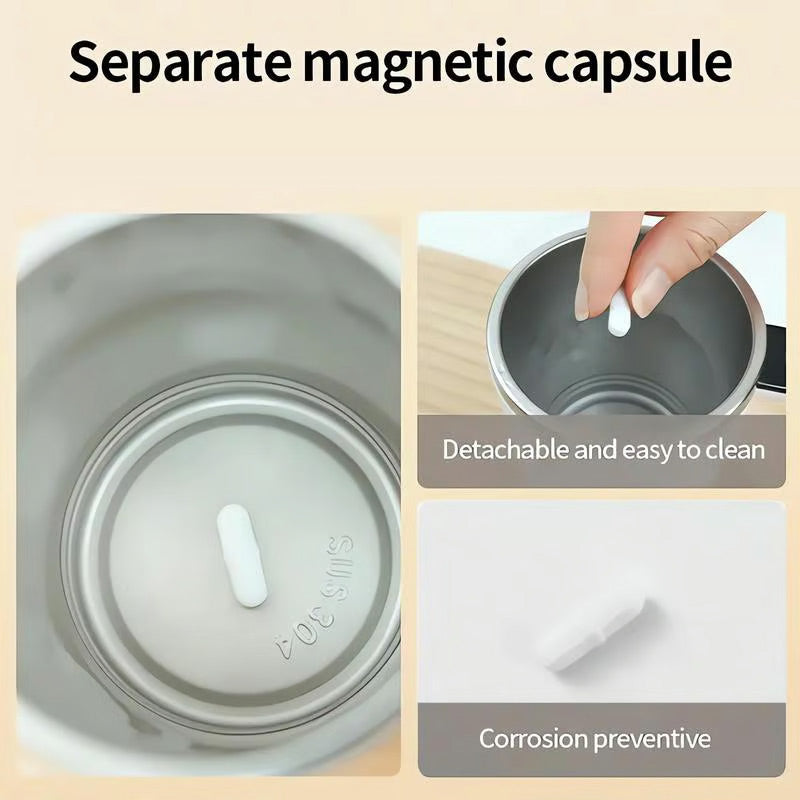 💥Christmas Sale 40% ☕🔋Rechargeable Automatic Magnetic Stirring Coffee Mug Set⚡