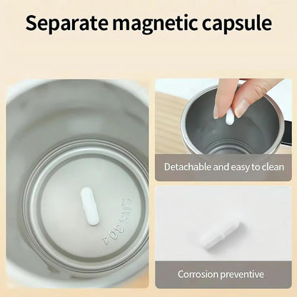 💥Christmas Sale 40% ☕🔋Rechargeable Automatic Magnetic Stirring Coffee Mug Set⚡