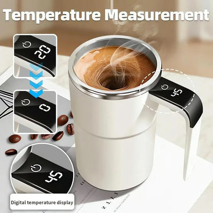 💥Christmas Sale 40% ☕🔋Rechargeable Automatic Magnetic Stirring Coffee Mug Set⚡