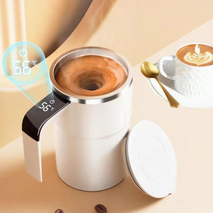 💥Christmas Sale 40% ☕🔋Rechargeable Automatic Magnetic Stirring Coffee Mug Set⚡